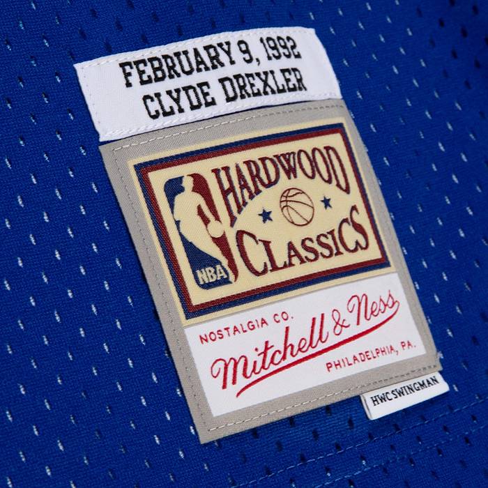 Clyde Drexler Houston Rockets Mitchell & Ness Hardwood Classics Swingman  Jersey - Navy