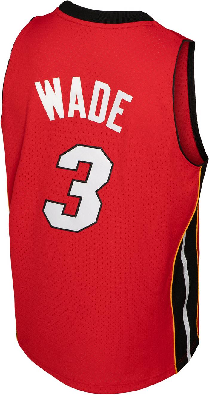 Men's Miami Heat Dwyane Wade Nike Black Replica Swingman Jersey - Icon  Edition