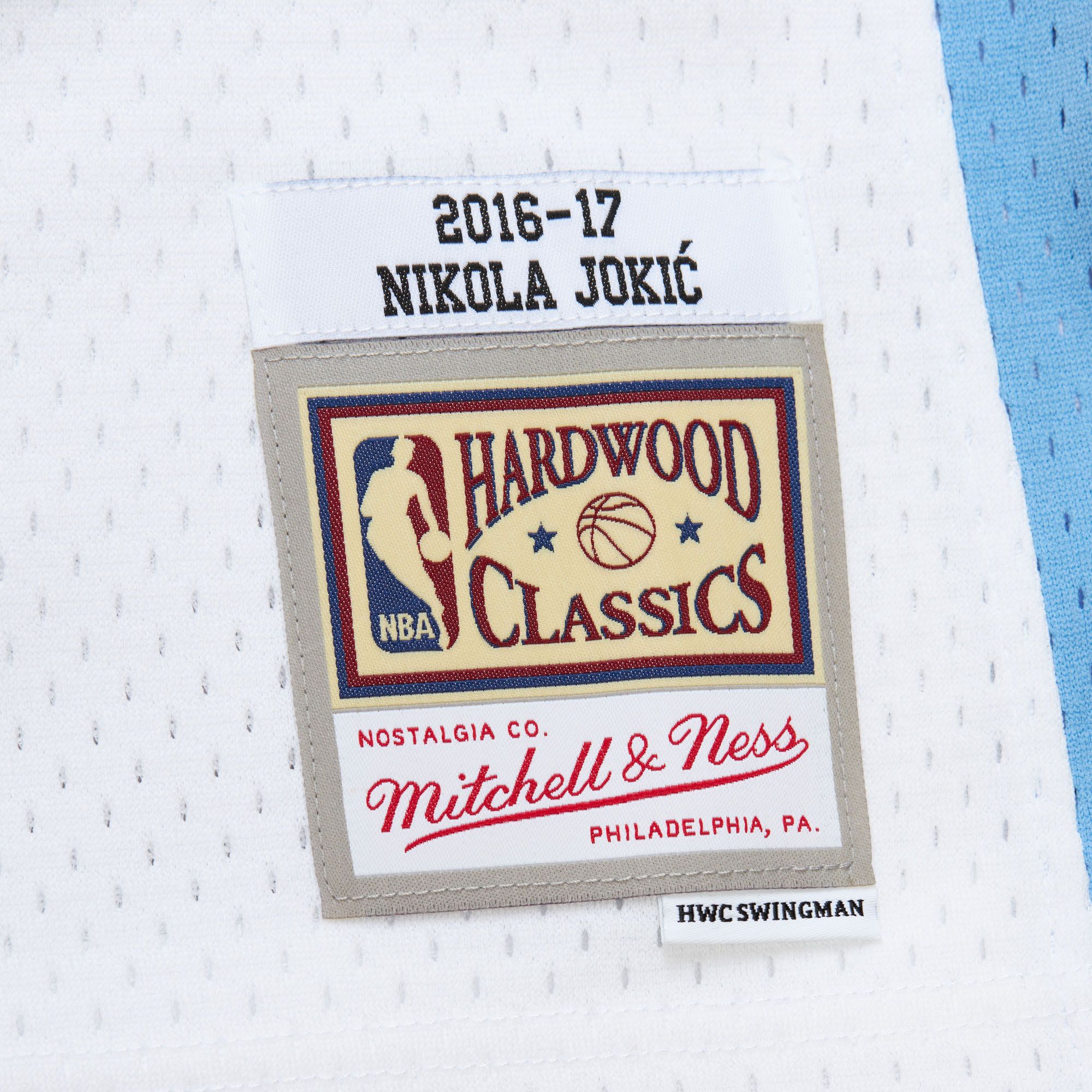 Mitchell and Ness Men's Denver Nuggets 2016 Nikola Jokic #15 Swingman Jersey product image