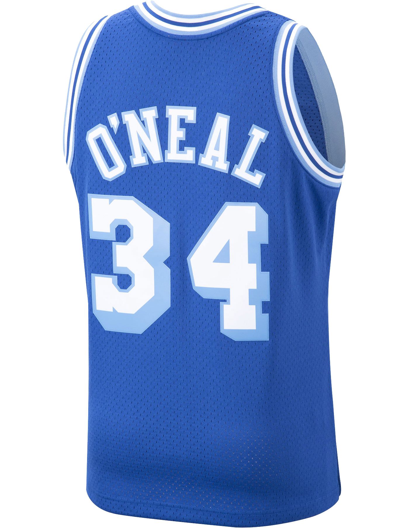 Mitchell Ness Men s Los Angeles Lakers Shaquille O Neal 34 Swingman Blue Jersey Dick s Sporting Goods