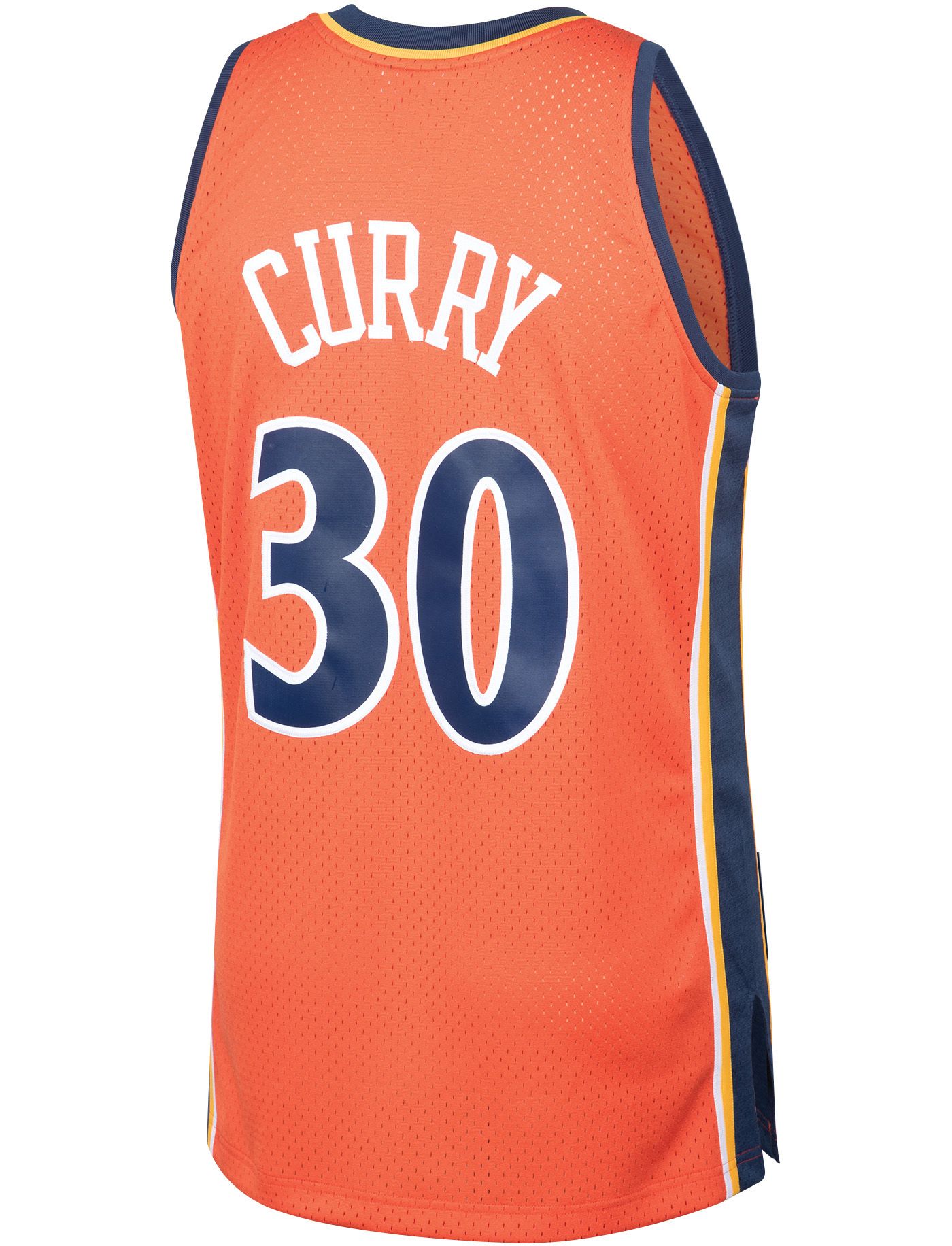 Mitchell Ness Men s Golden State Warriors Stephen Curry 30 Orange Hardwood Classics Swingman Jersey Dick s Sporting Goods