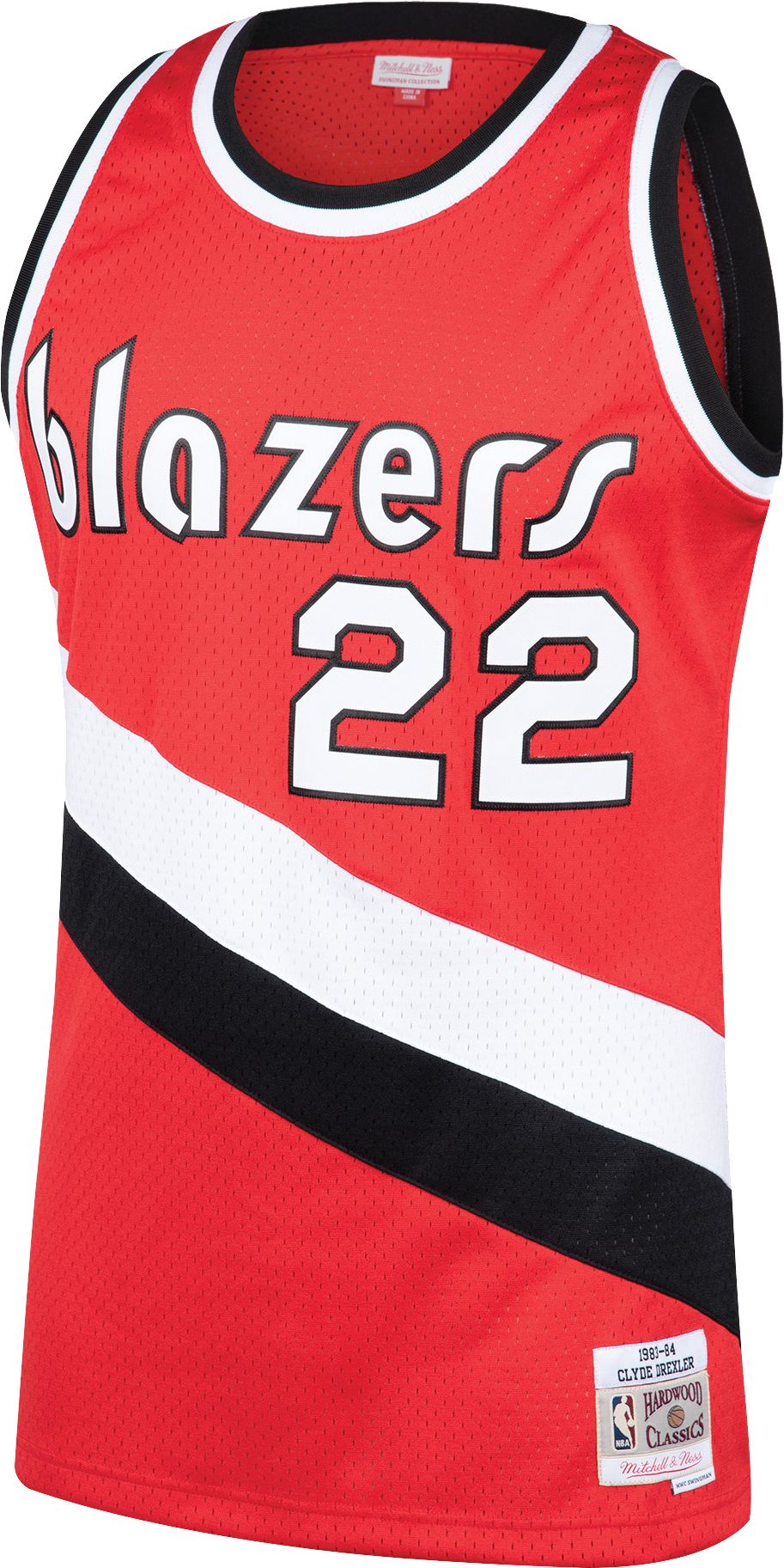 Mitchell & Ness Men's Portland Trail Blazers Clyde Drexler #22 Swingman Jersey product image