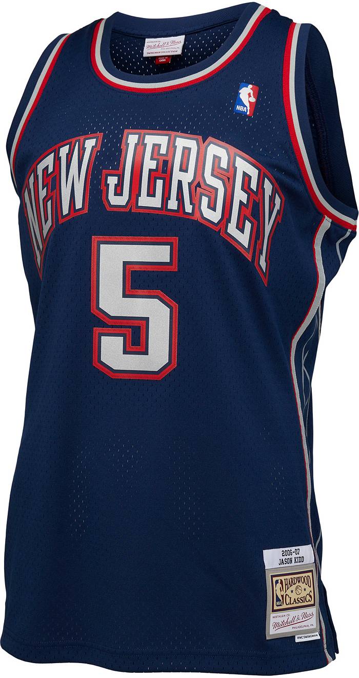 Jason Kidd New Jersey Nets Jersey Men 2XL Adult NBA Basketball 5