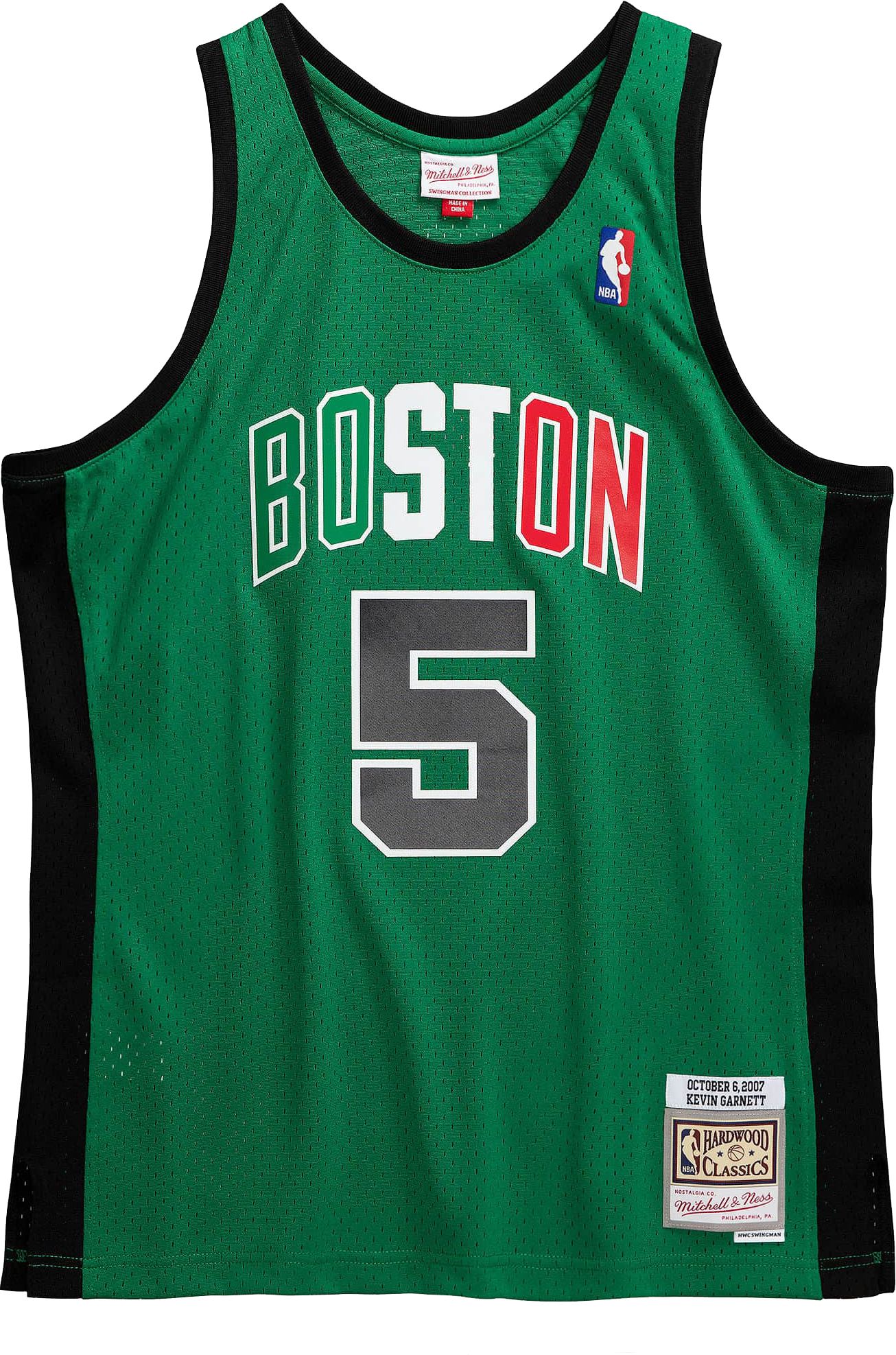 Boston Celtics 5 Kevin Garnett White Revolution 30 NBA Jerseys