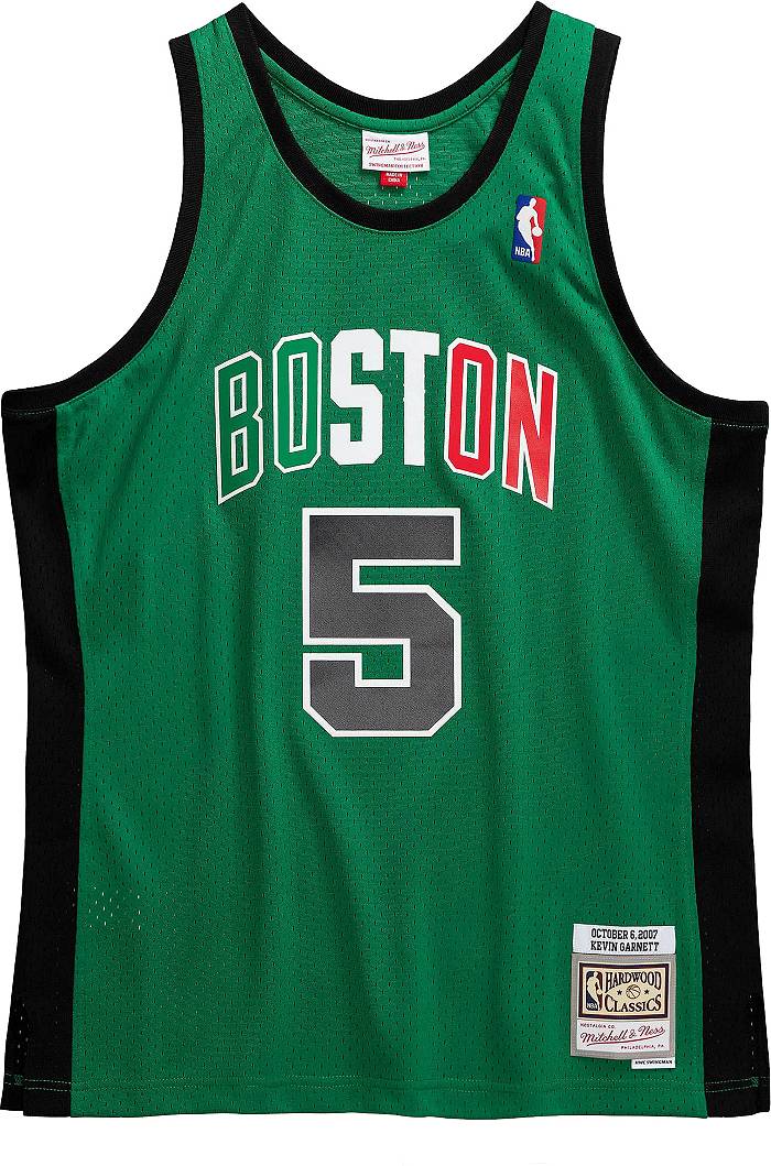 Boston Celtics #5 Kevin Garnett Revolution 30 Swingman Green With