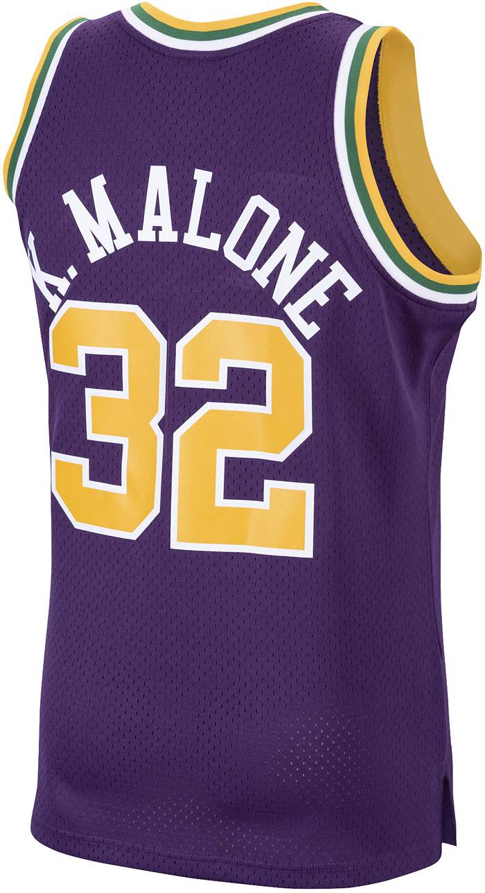 Mitchell & Ness Utah Jazz Karl Malone #32 NBA Jersey Purple