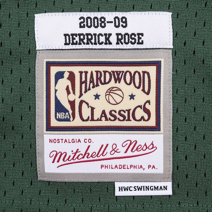 Derrick Rose Chicago Bulls 2008-09 Swingman Mitchell & Ness Men's #1  Hardwood Classics Jersey - Green - Derrick Rose Bulls Jersey - michael  jordan autographed jersey 