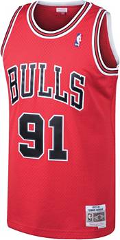 Mitchell & Ness Chicago Bulls Dennis Rodman NBA Red Swingman Jersey 3X, 4X