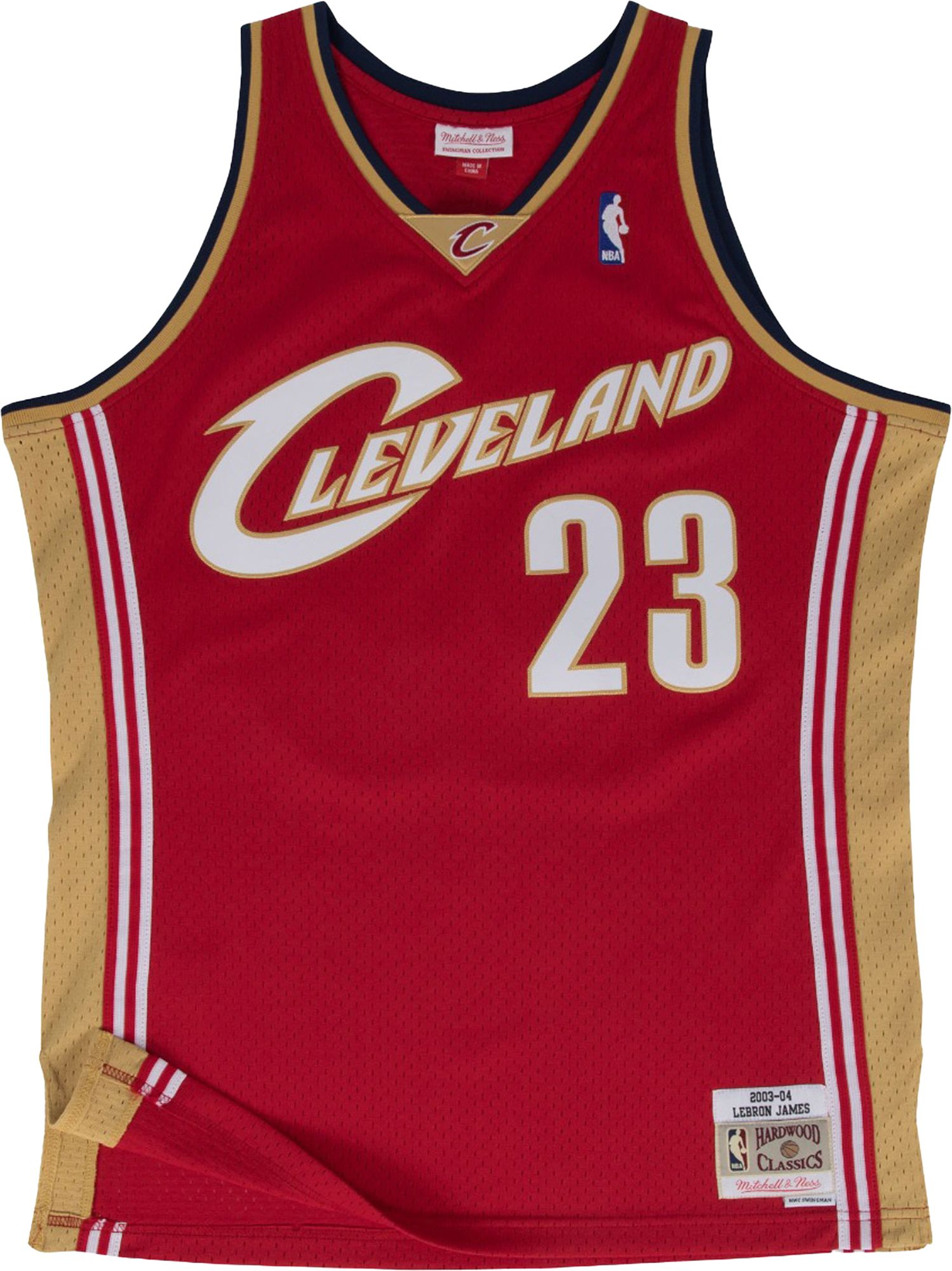 Mitchell & Ness Adult Cleveland Cavaliers LeBron James #23 Hardwood Classics 2003 Replica Jersey product image