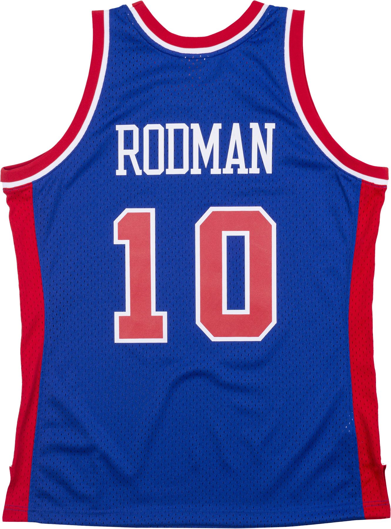 Mitchell and Ness Men's Detroit Pistons 1988 Dennis Rodman #10 Swingman Jersey product image
