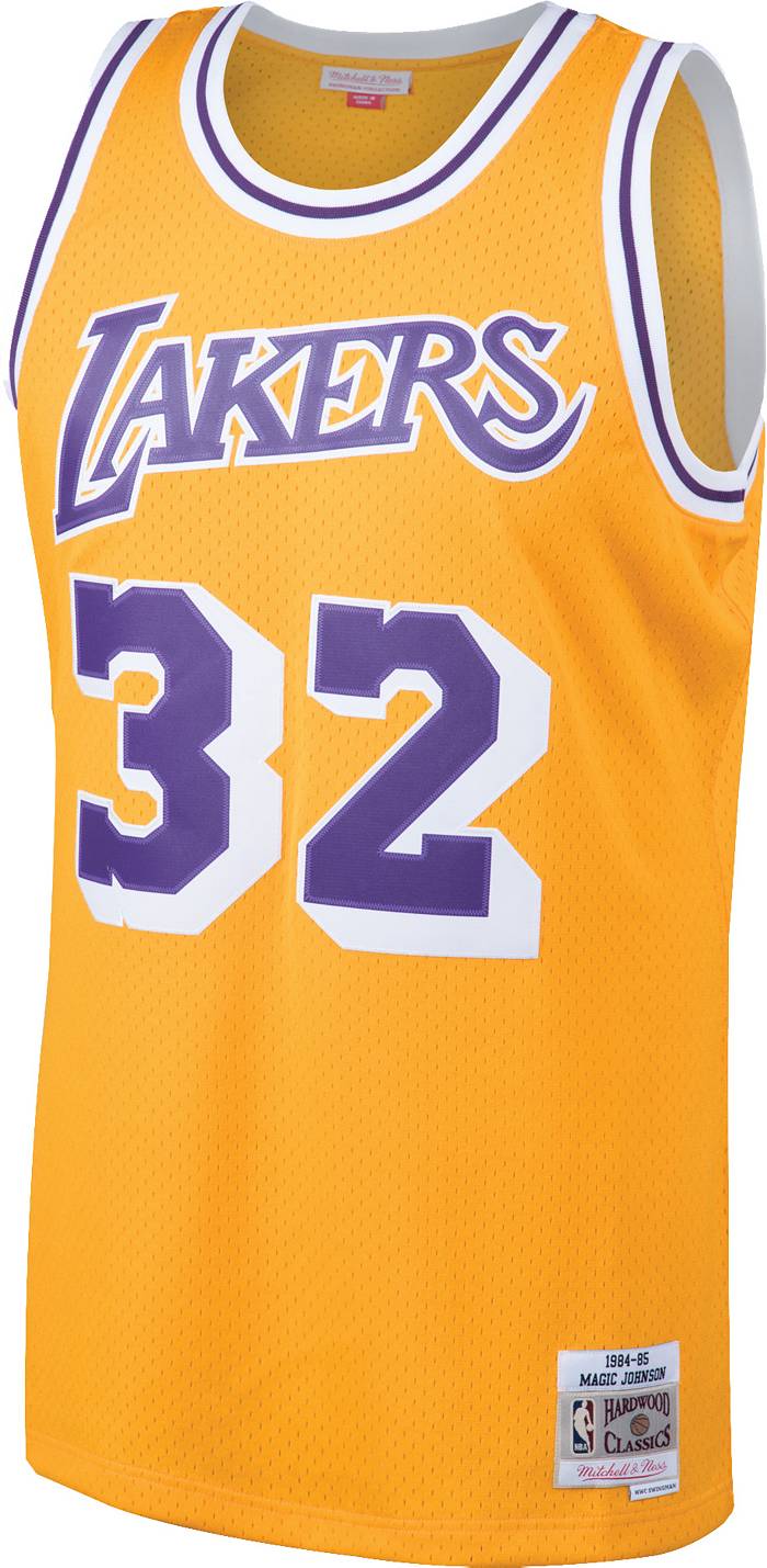 Mitchell & Ness Los Angeles Lakers #32 Magic Johnson yellow