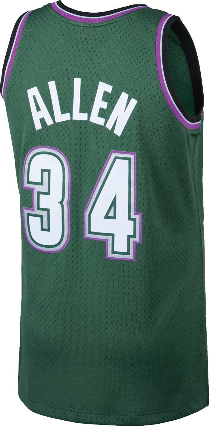 Available] New Ray Allen Jersey Basketball Navy Retro #34