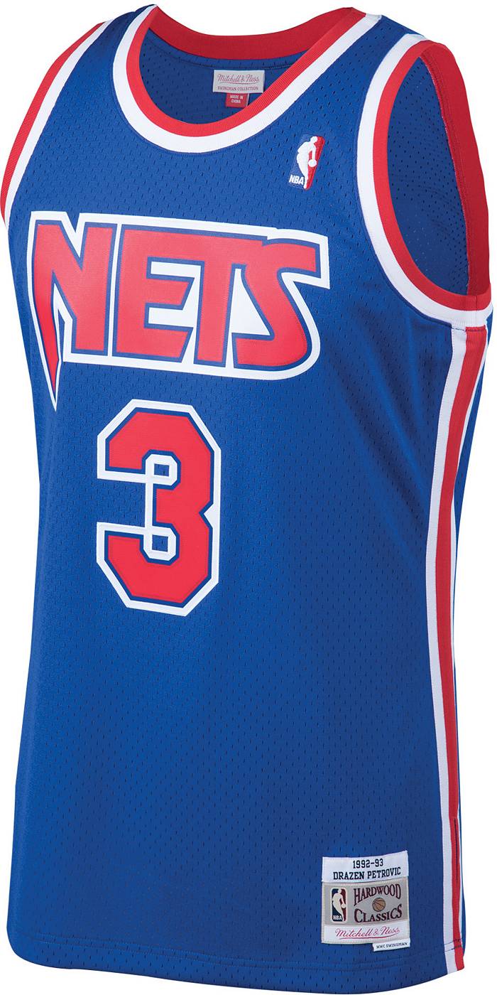 Men's New Jersey Nets HD Print Player T-Shirt - Drazen Petrovic