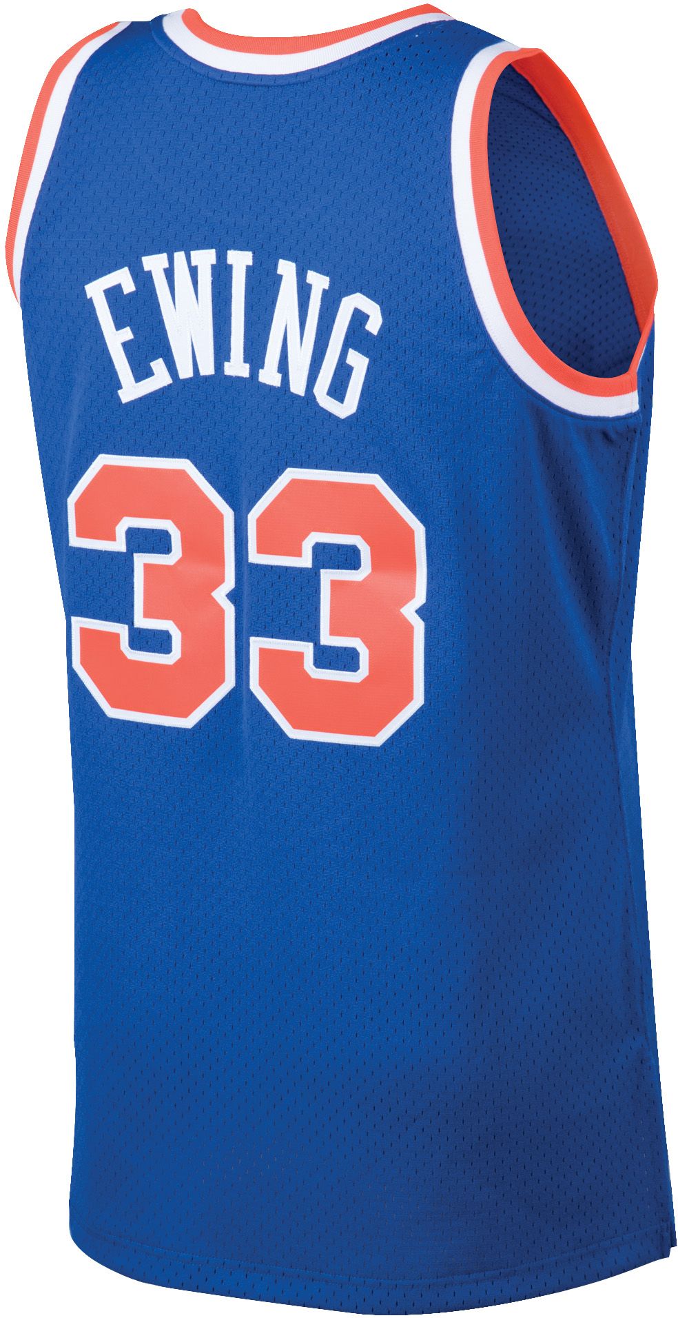Mitchell & Ness Men's New York Knicks Patrick Ewing #33 Blue Hardwood Classics Swingman Jersey product image