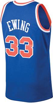 Mitchell & Ness Men's New York Knicks Patrick Ewing #33 Blue Hardwood Classics Swingman Jersey product image