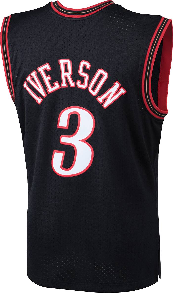 Phila 76ers Allen Iverson Mitchell & Ness NBA Jersey M Medium Light Blue  #3 NWT