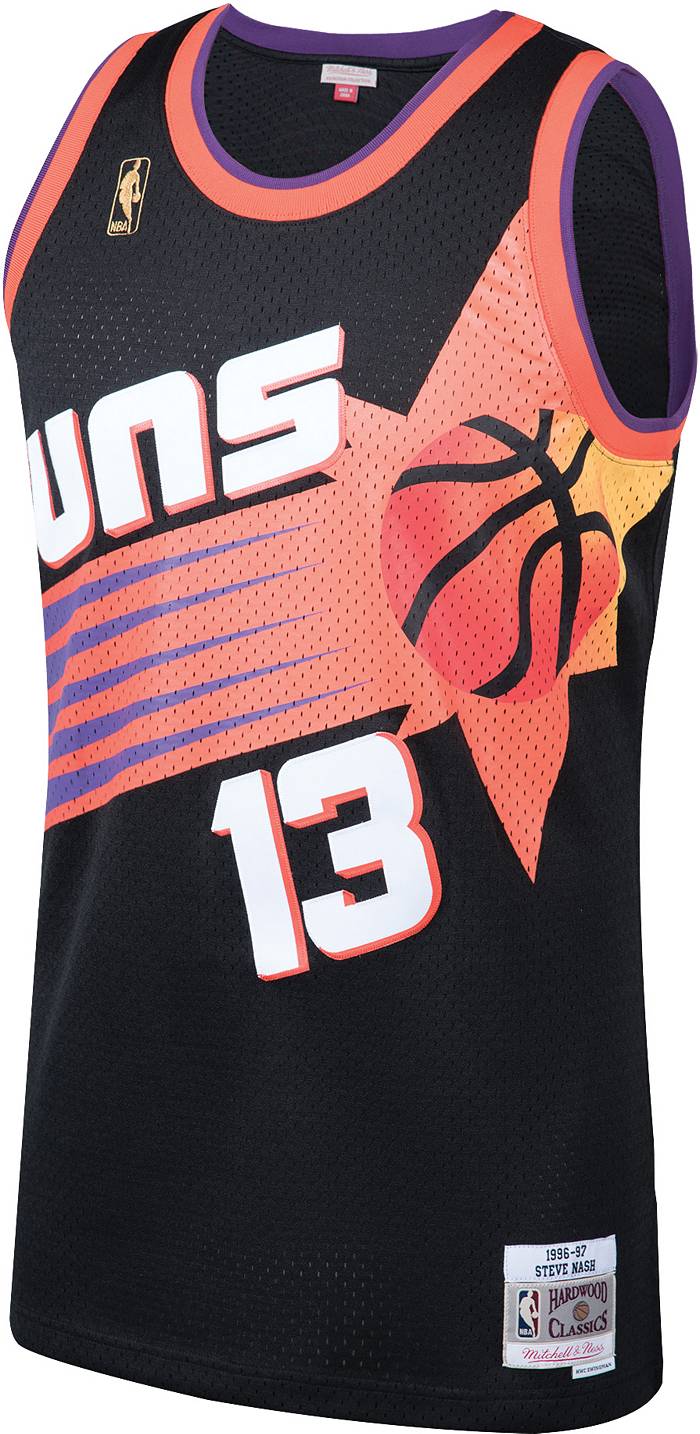 Men's Phoenix Suns Steve Nash Mitchell & Ness Purple 1996-97 Hardwood Classics Swingman Jersey