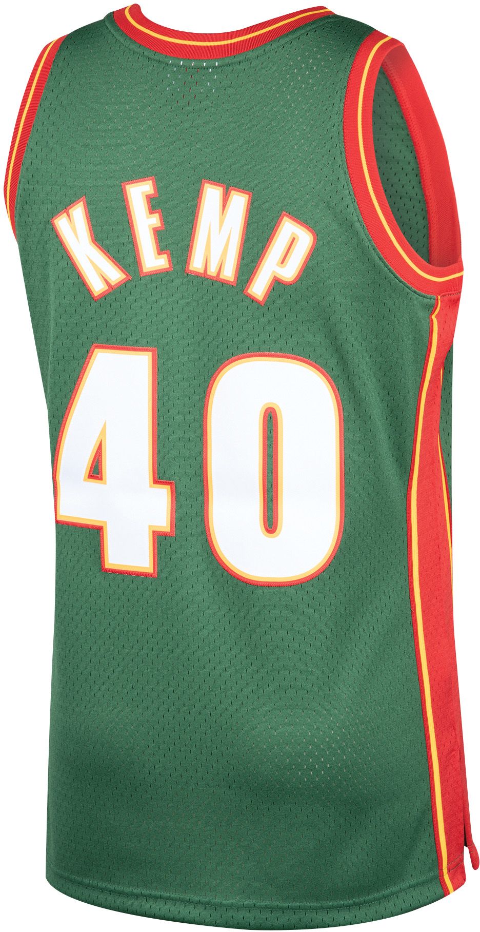 Mitchell & Ness Men's 1995 Seattle SuperSonics Shawn Kemp #40 Green Hardwood Classics Swingman Jersey product image