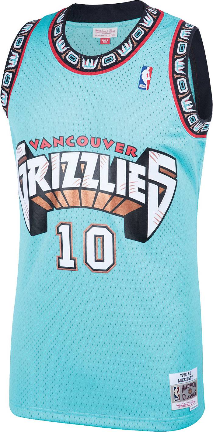 Mitchell & Ness Youth 1998 Memphis Grizzlies Mike Bibby #10 Blue