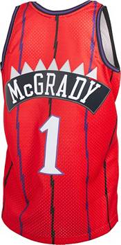 Toronto Raptors T-Shirt Men's L Large Red Michell & Ness NBA  Hardwood Classics