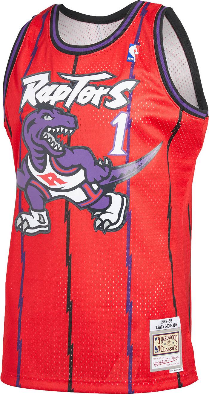 Mitchell & Ness NBA Toronto Raptors Hardwood Classics Striped Jersey T -  KICKS CREW