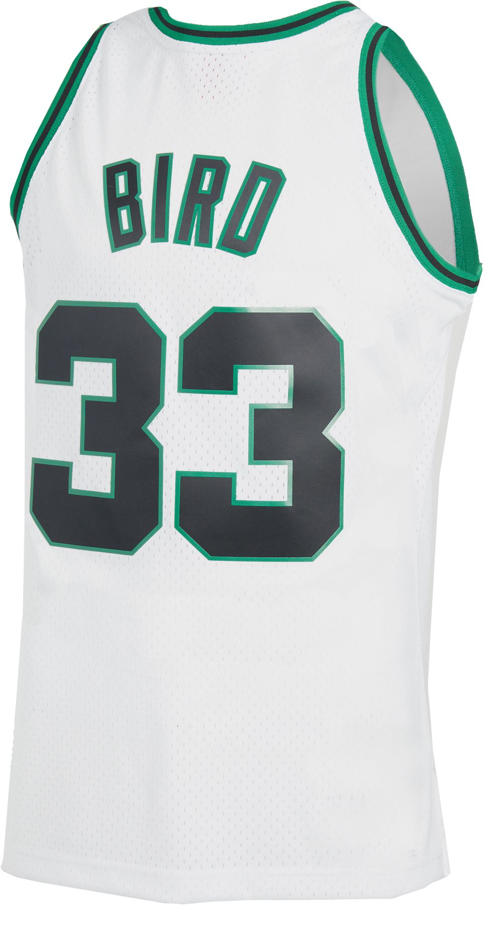 Mitchell & Ness Men's 1985 Boston Celtics Larry Bird #33 White Hardwood Classics Swingman Jersey product image