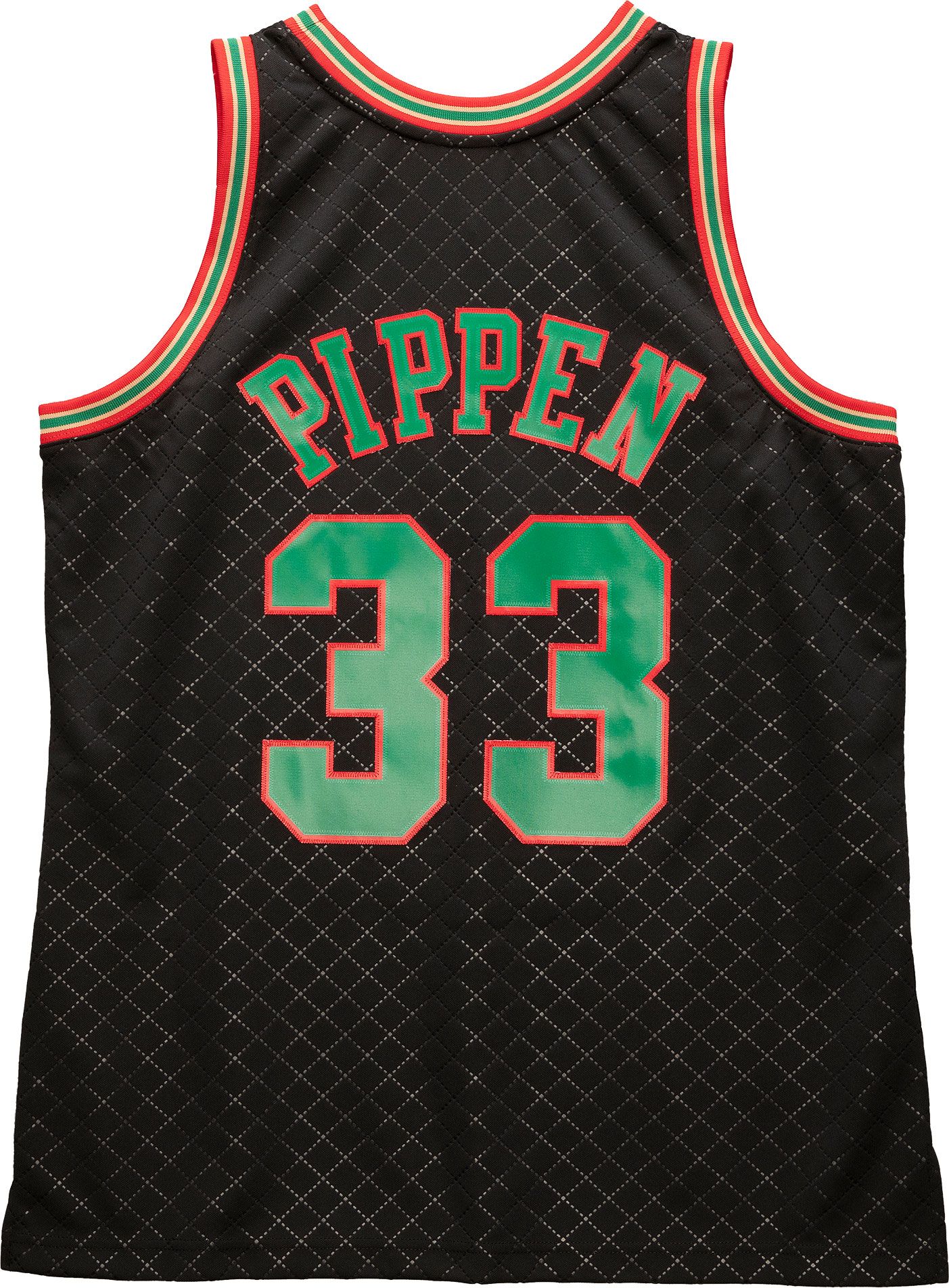 Mitchell & Ness Men's 1997 Chicago Bulls Scottie Pippen #33 Black Hardwood Classics Swingman Jersey product image