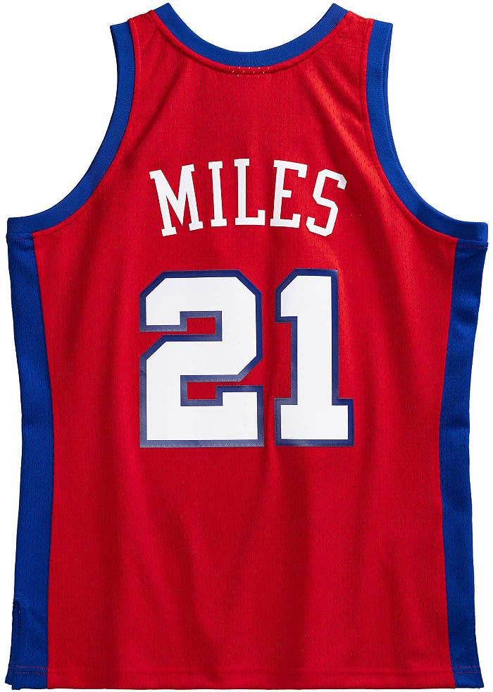 Mitchell & Ness Men's Los Angeles Clippers Darius Miles #21 Red Jersey