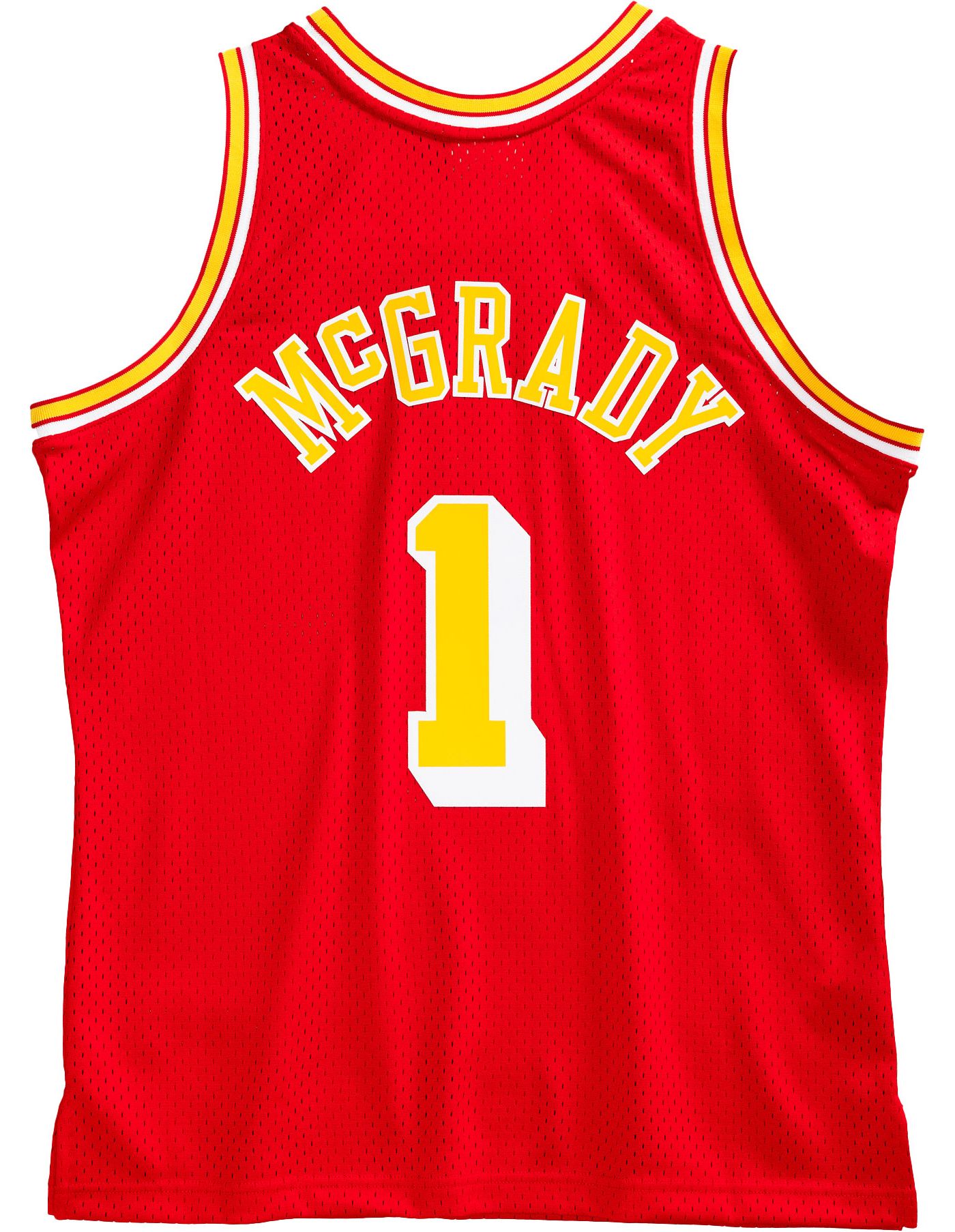 Mitchell Ness Men s 2004 Houston Rockets Tracy McGrady 1 Red Hardwood Classics Swingman Jersey Dick s Sporting Goods