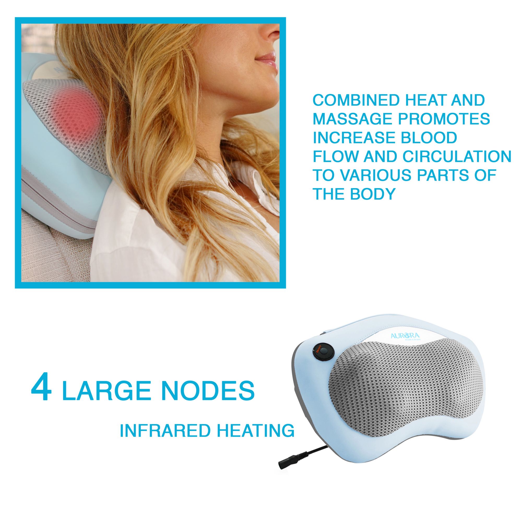 Aurora Shiatsu Massager Pillow product image