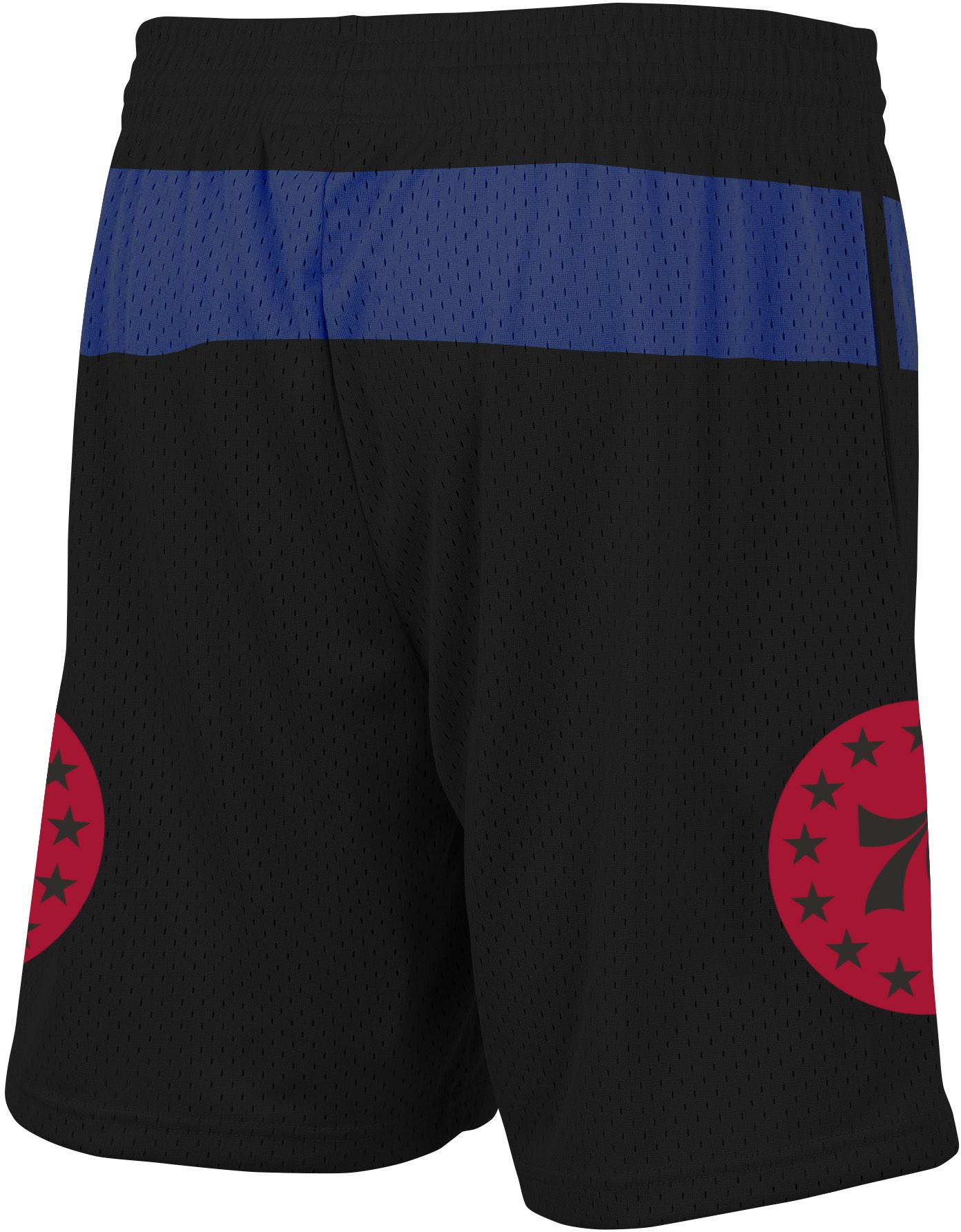 Mitchell & Ness Men's Philadelphia 76ers Black Reload Swingman Shorts product image