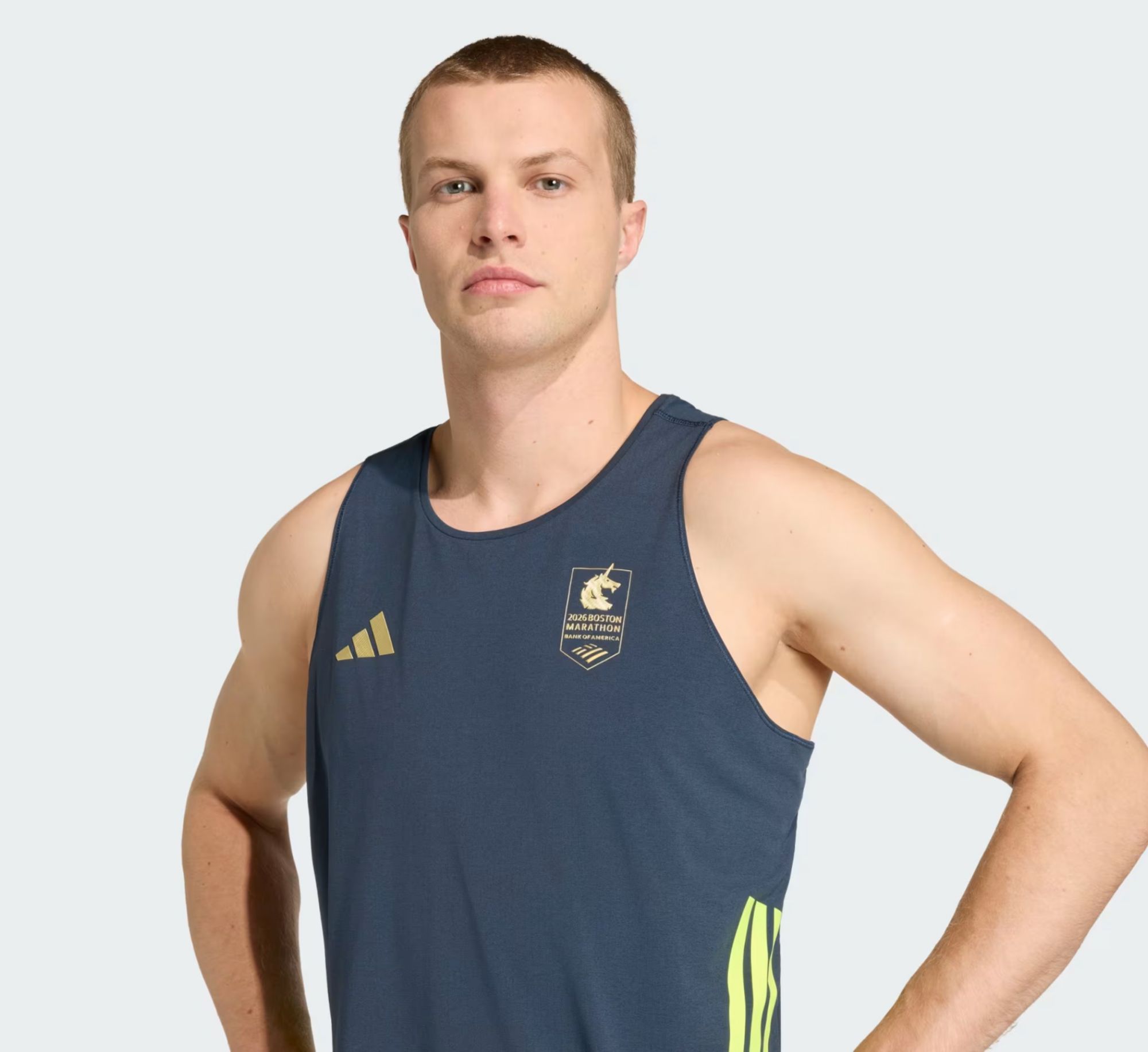 adidas Men's Boston Marathon 2026 Tank Top product image
