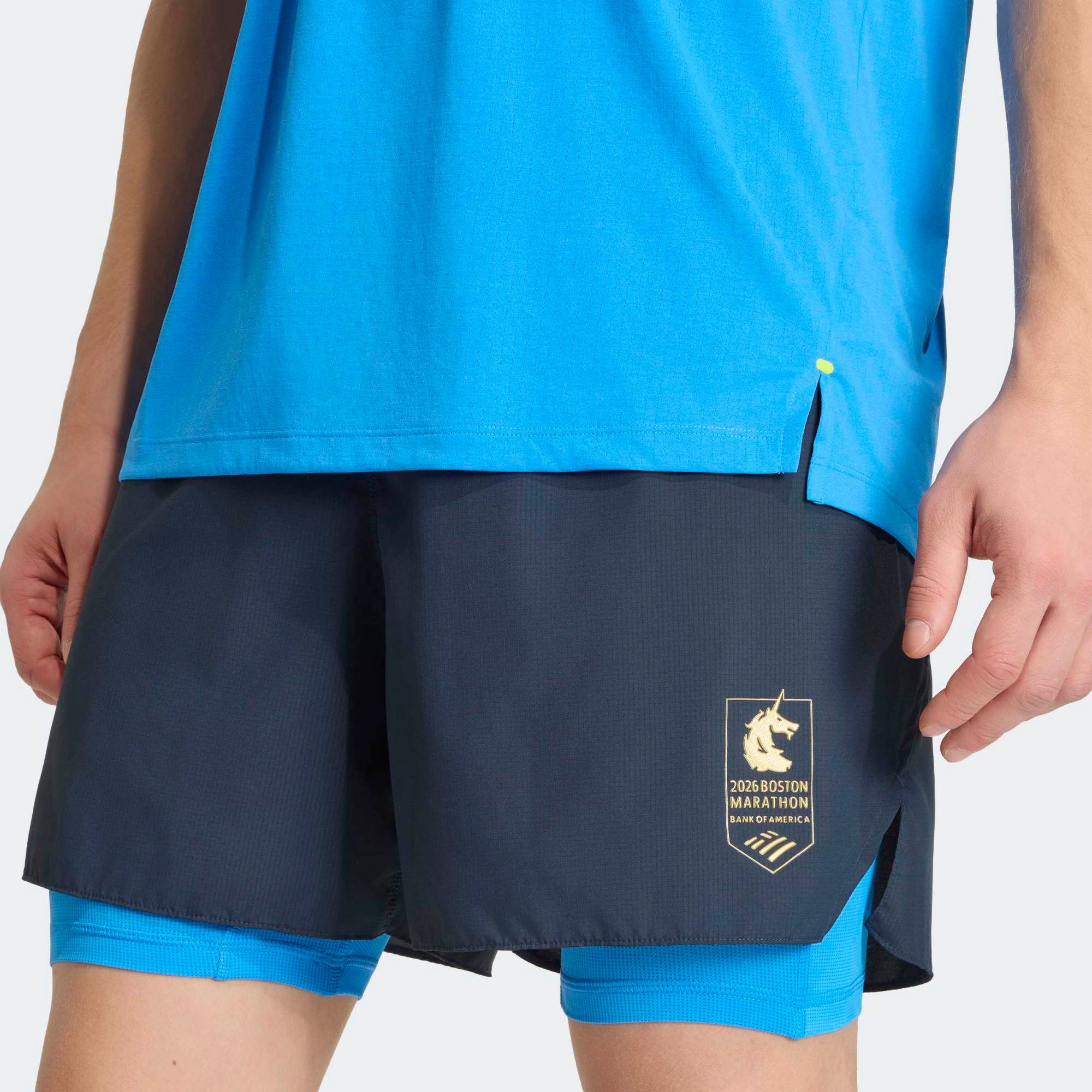 adidas Men's Boston Marathon 2026 2-in-1 Shorts product image
