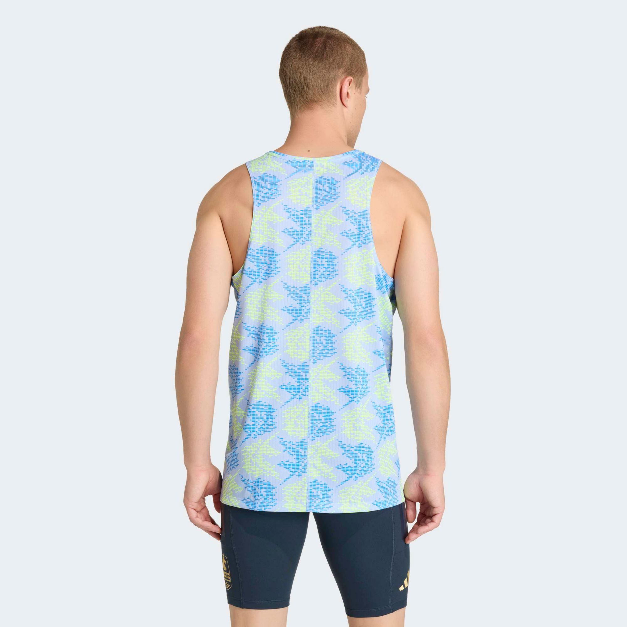 adidas Men's Boston Marathon 2026 Allover Print Tank Top product image