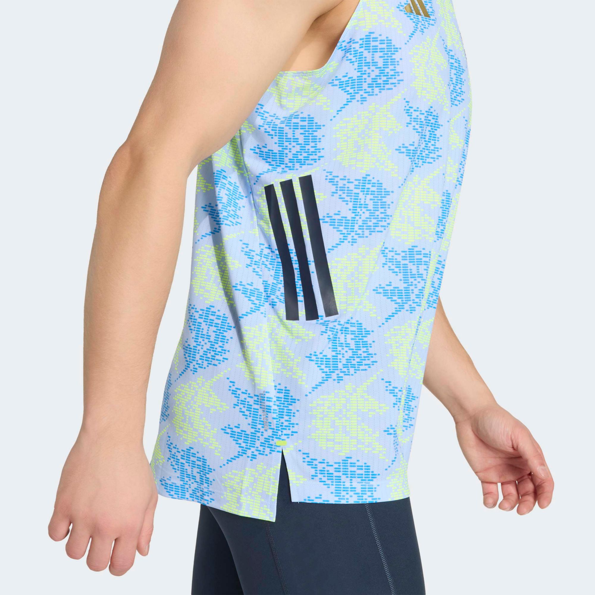 adidas Men's Boston Marathon 2026 Allover Print Tank Top product image