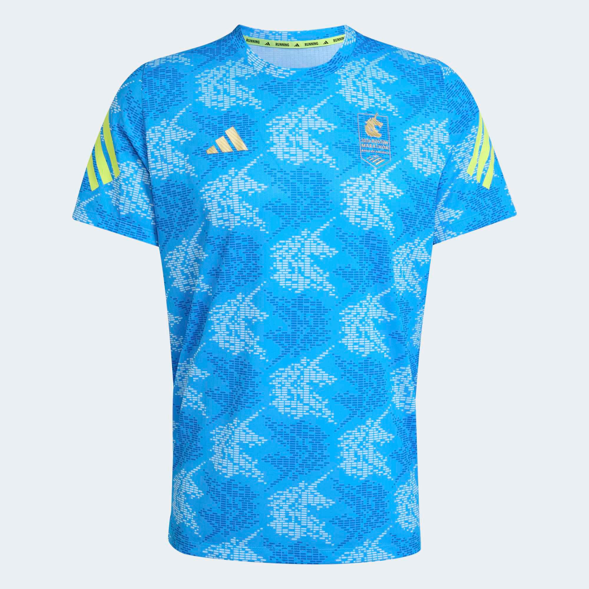 adidas Men's Boston Marathon 2026 Allover Print T-Shirt product image