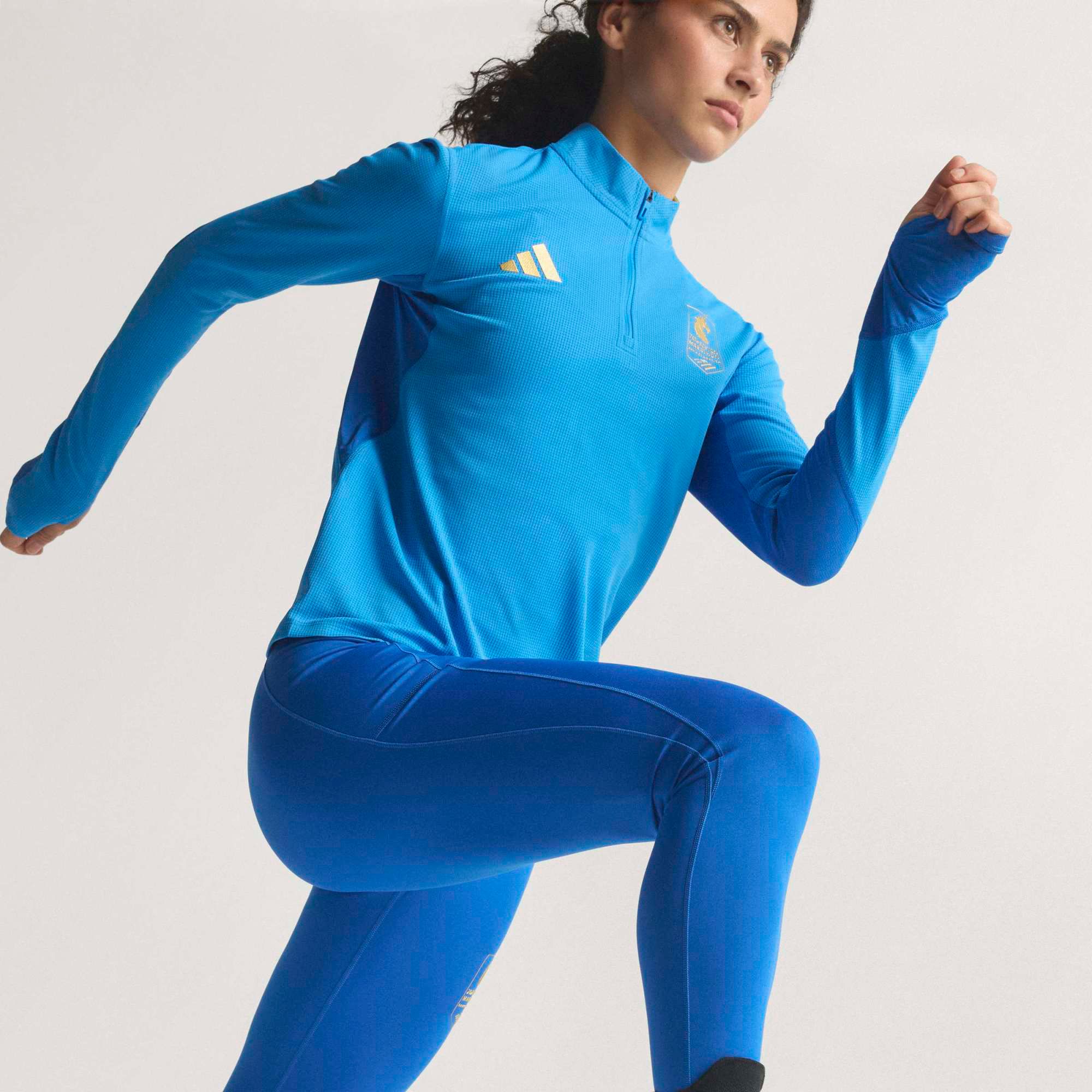 adidas Women's Boston Marathon 2026 1/2 Zip Shirt product image
