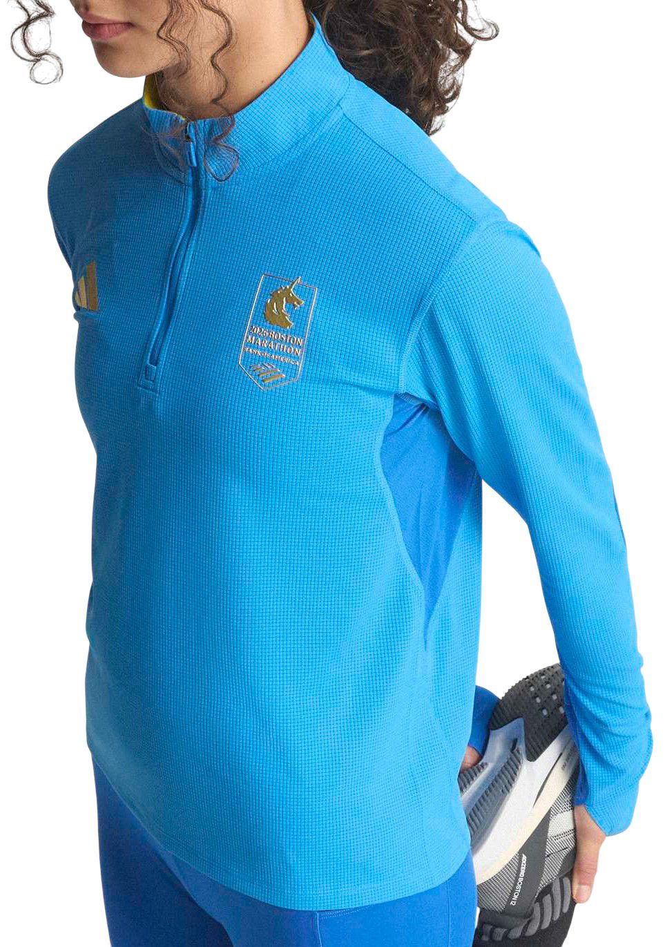 adidas Women's Boston Marathon 2026 1/2 Zip Shirt product image
