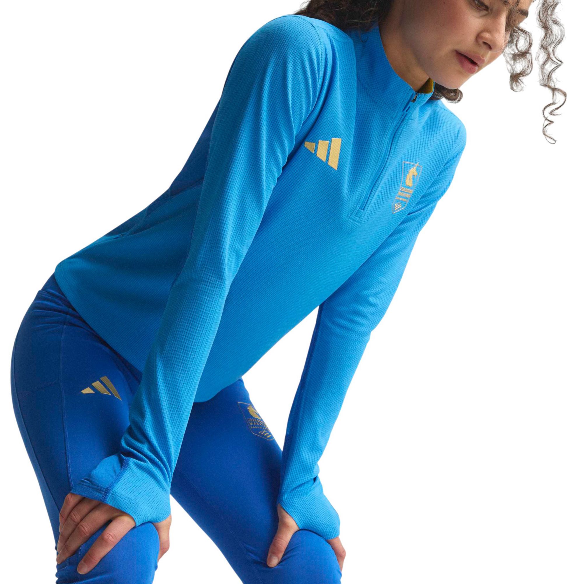 adidas Women's Boston Marathon 2026 1/2 Zip Shirt product image