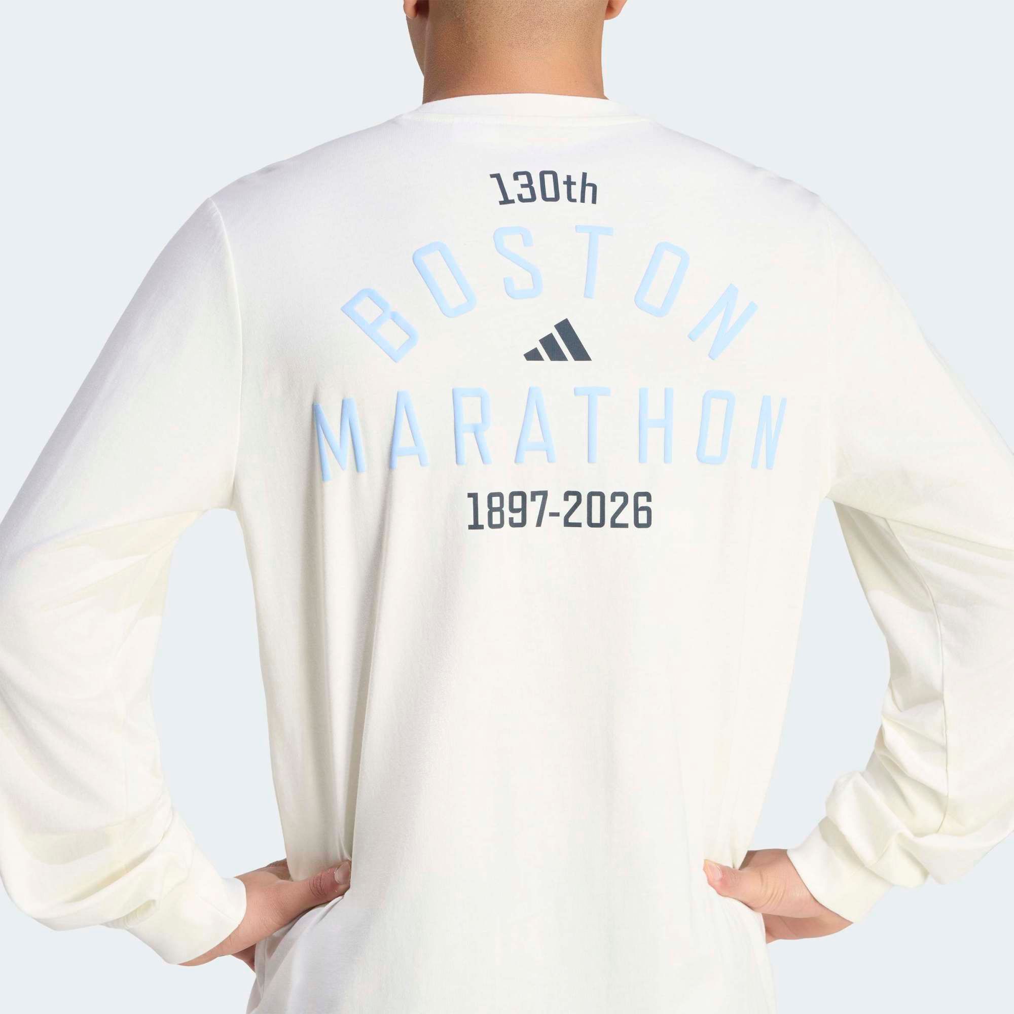 adidas Men's Boston Marathon 2026 Long Sleeve Graphic T-Shirt product image