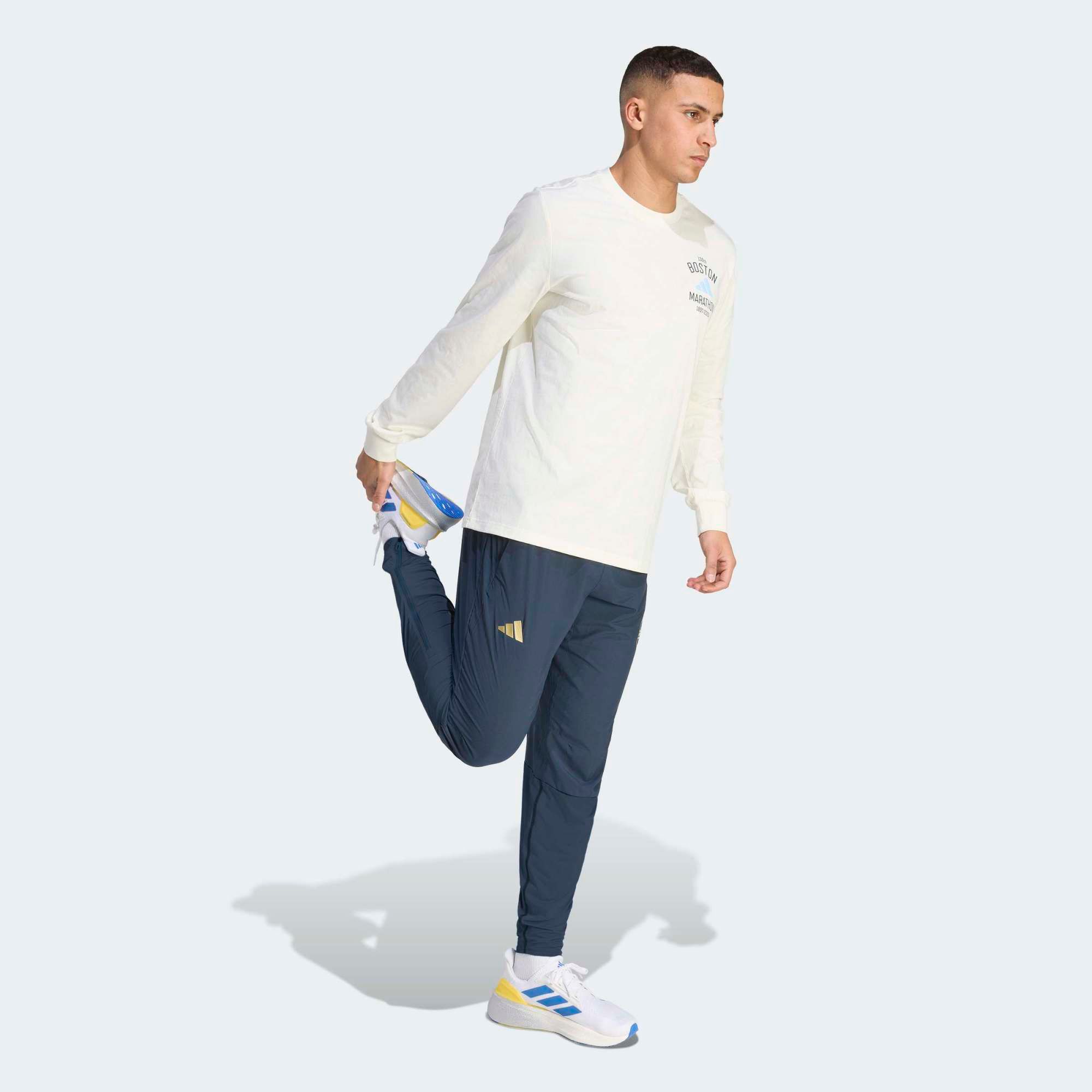 adidas Men's Boston Marathon 2026 Long Sleeve Graphic T-Shirt product image
