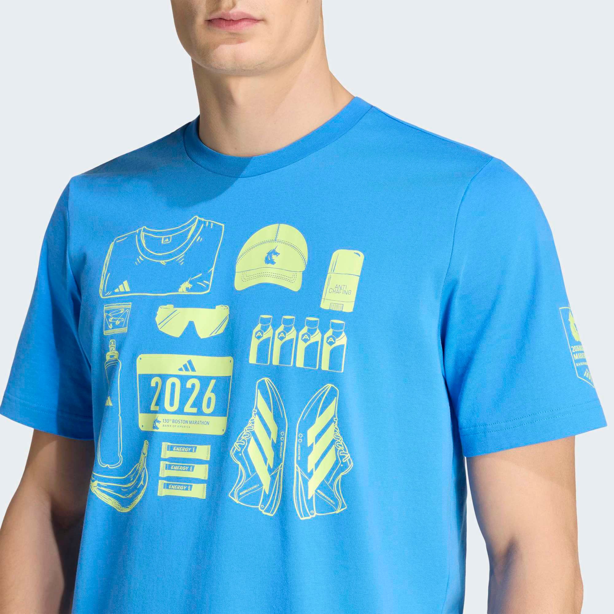 adidas Men's Boston Marathon 2026 Prep Graphic T-Shirt product image