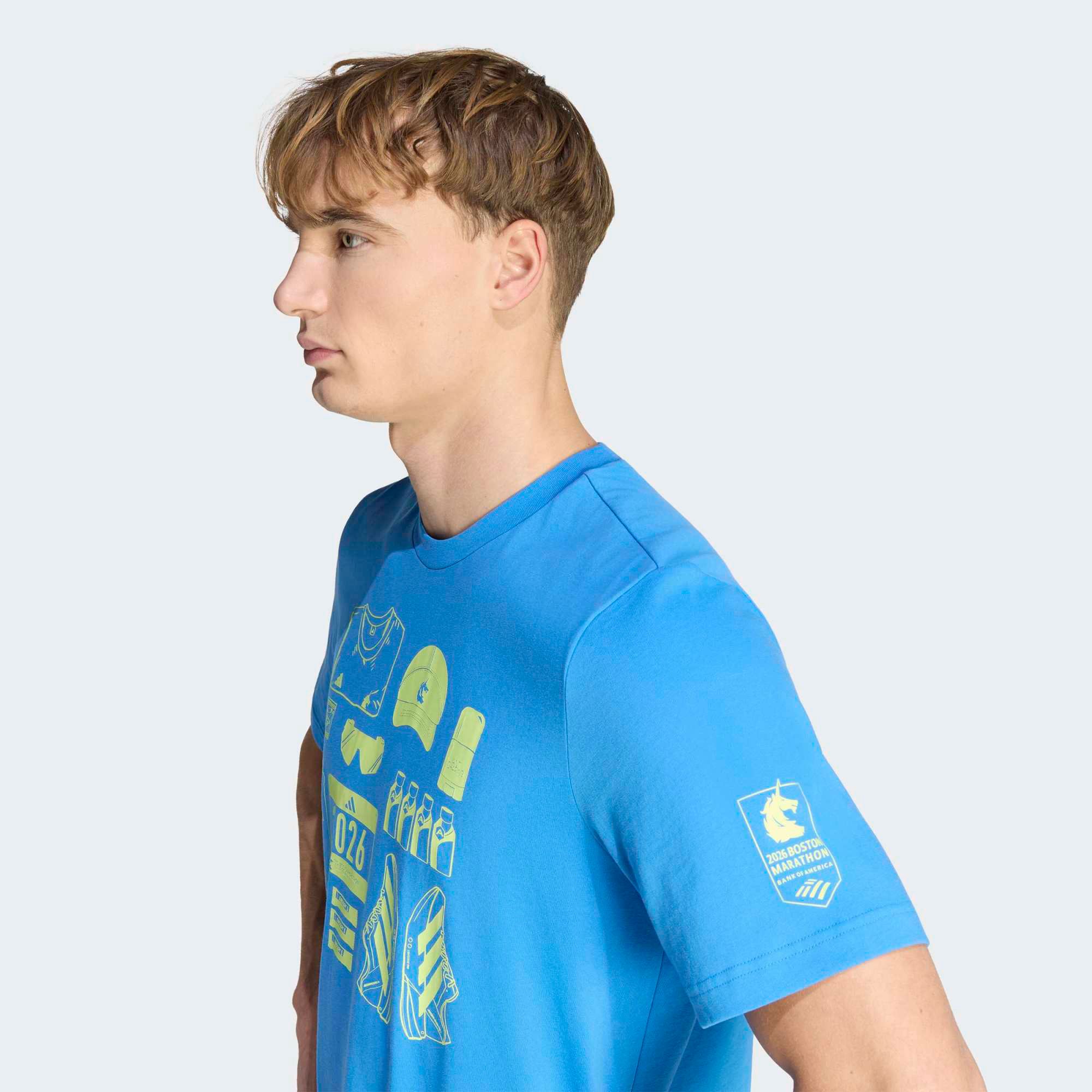 adidas Men's Boston Marathon 2026 Prep Graphic T-Shirt product image