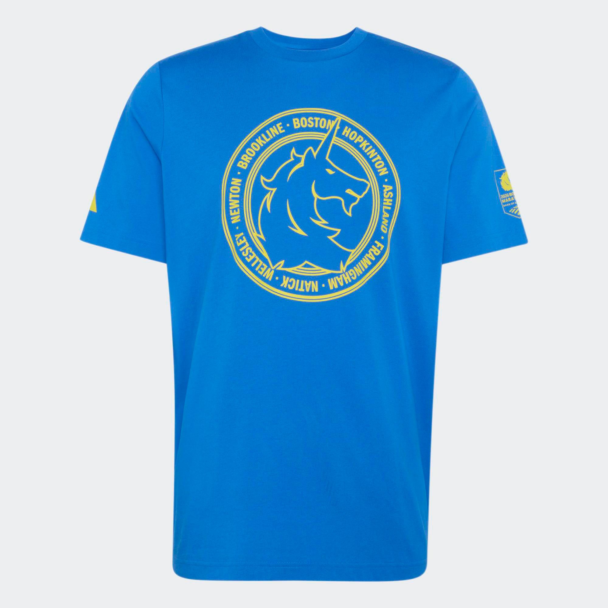 adidas Men's Boston Marathon 2026 Logo Graphic T-Shirt product image
