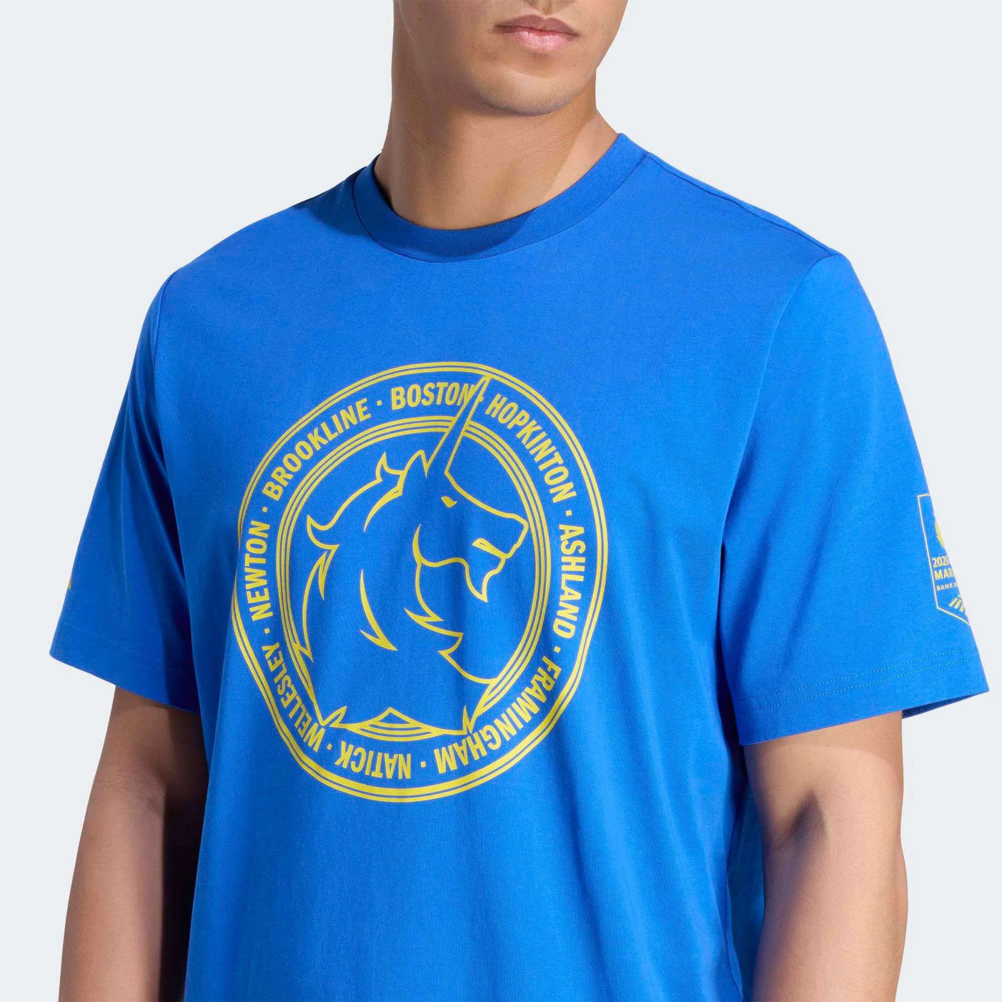 adidas Men's Boston Marathon 2026 Logo Graphic T-Shirt product image