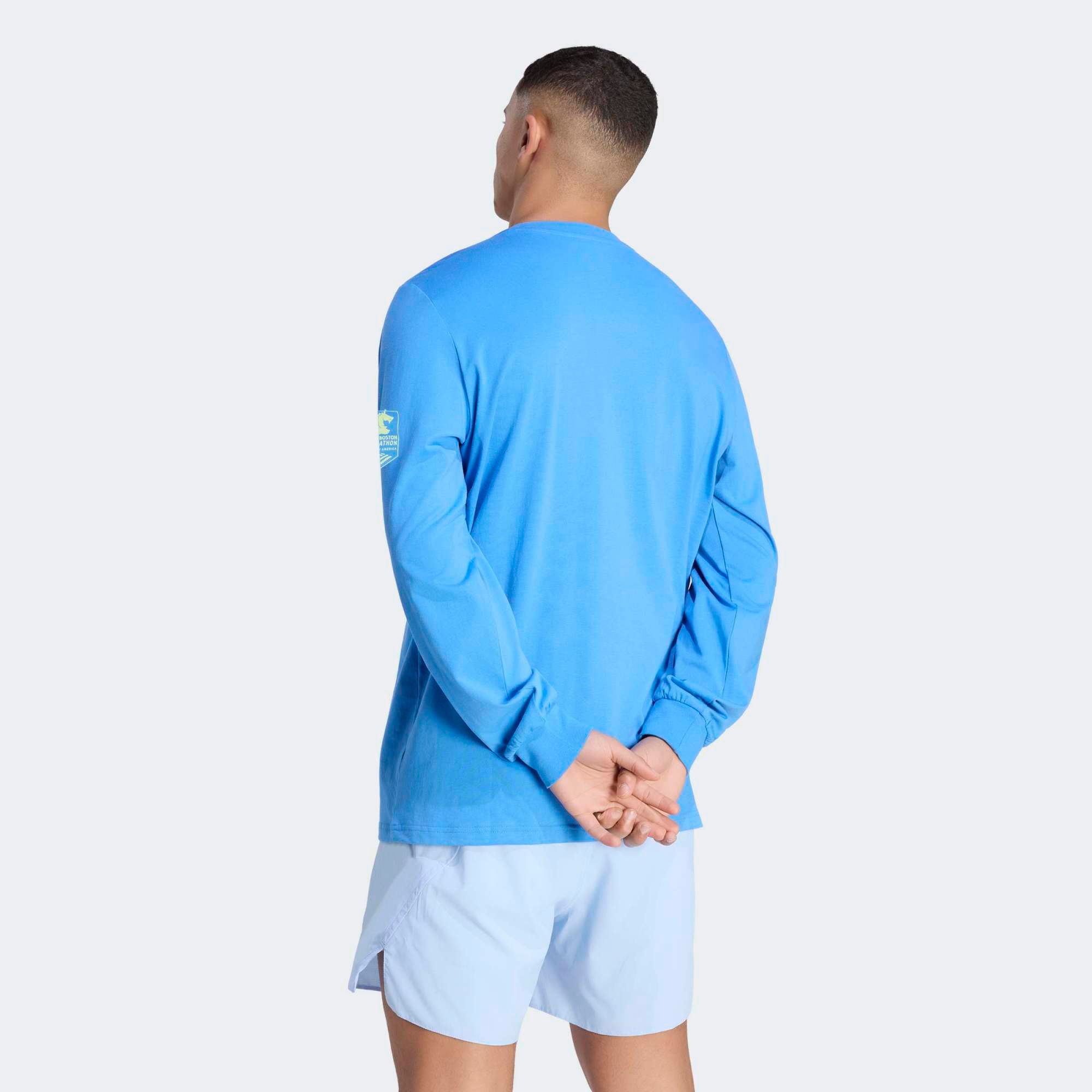 adidas Men's Boston Marathon 2026 Finisher Long Sleeve Graphic T-Shirt product image