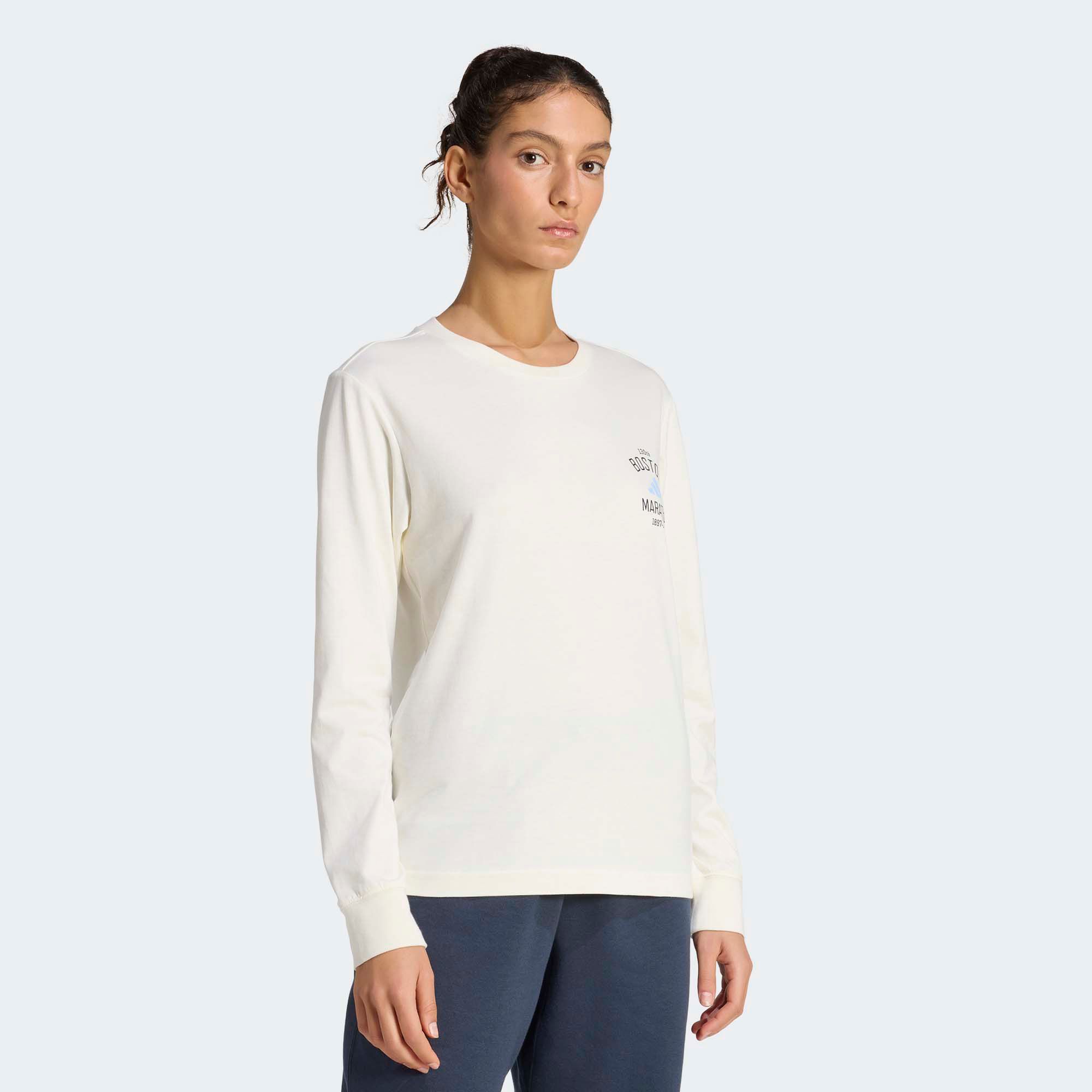 adidas Women's Boston Marathon 2026 Running Long Sleeve Graphic Tee product image