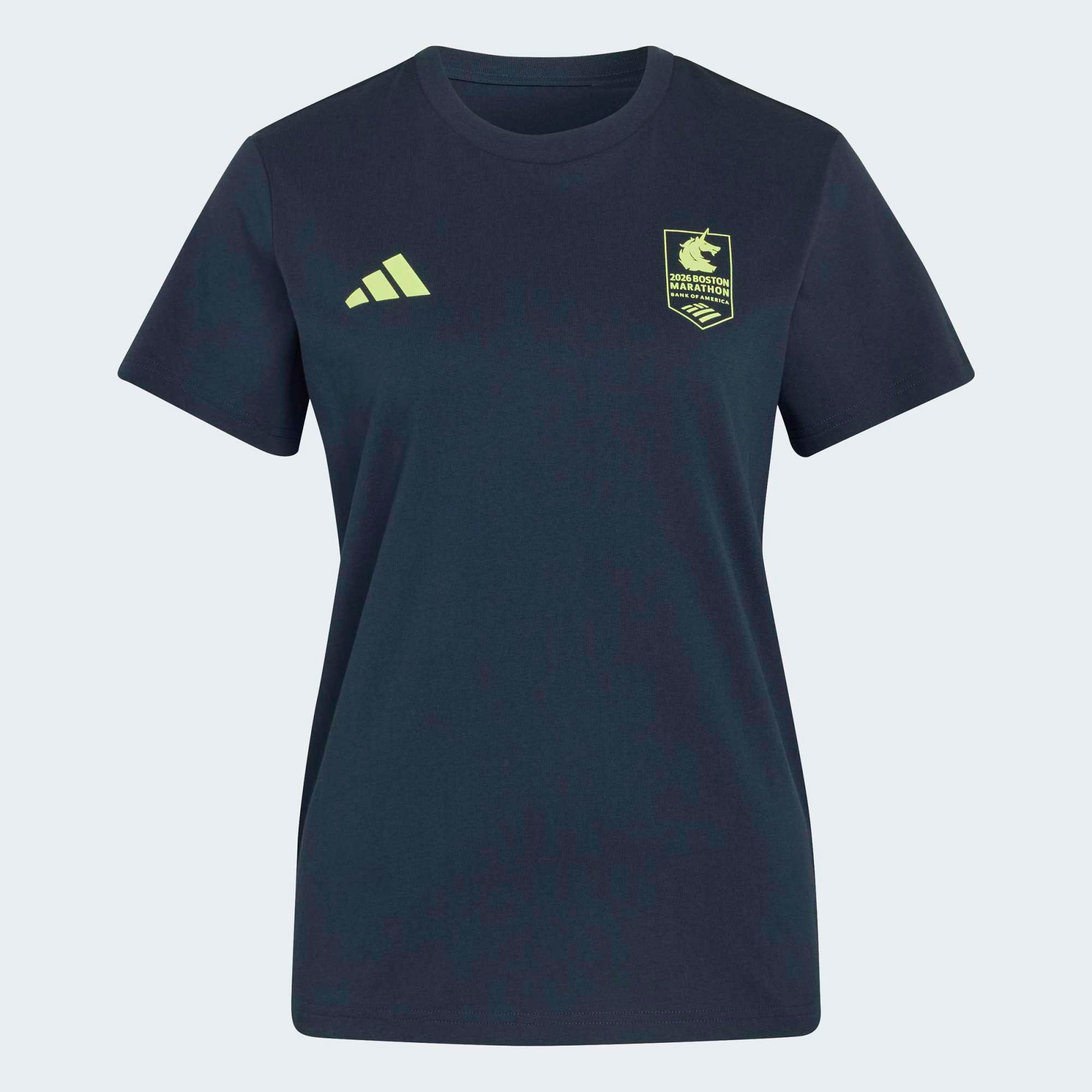 adidas Women's Boston Marathon 2026 Map Graphic T-Shirt product image