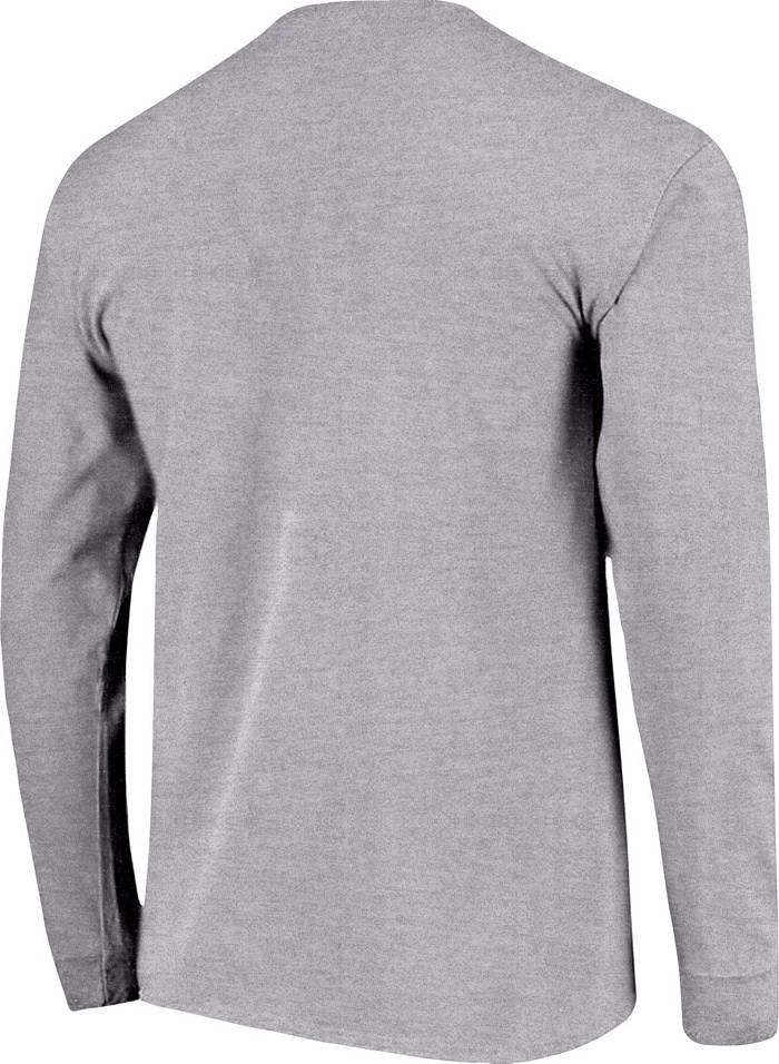 Men's Pittsburgh Pirates Red Jacket Heathered Gray Double Play Jersey  3/4-Sleeve T-Shirt