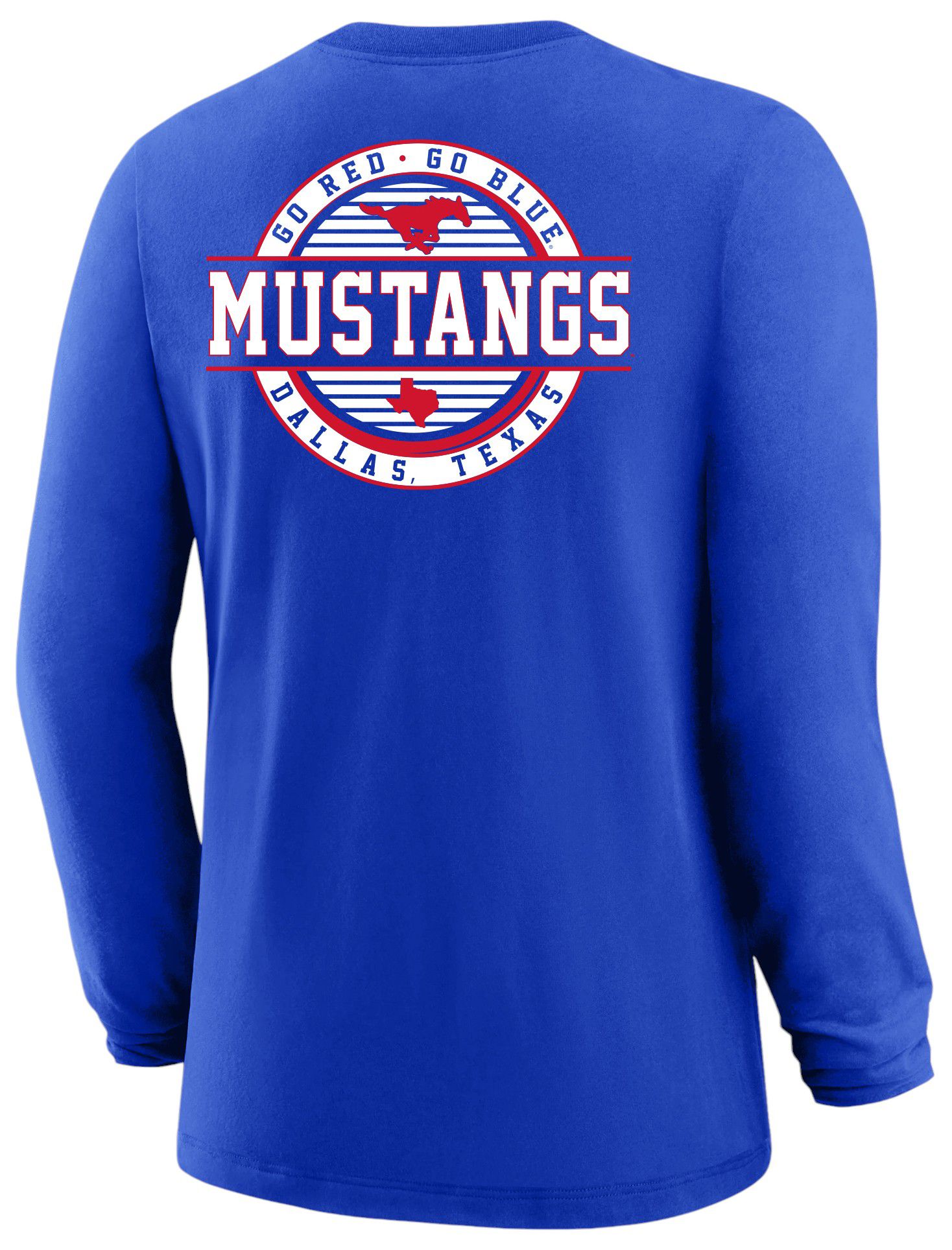 Image One Men's Southern Methodist Mustangs Royal Stamp T-Shirt product image